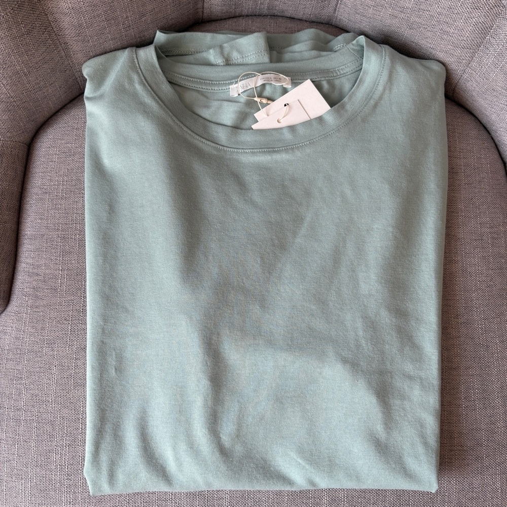 Zara Men’s Slim Fit Large Tall Mint T-Shirt NWT